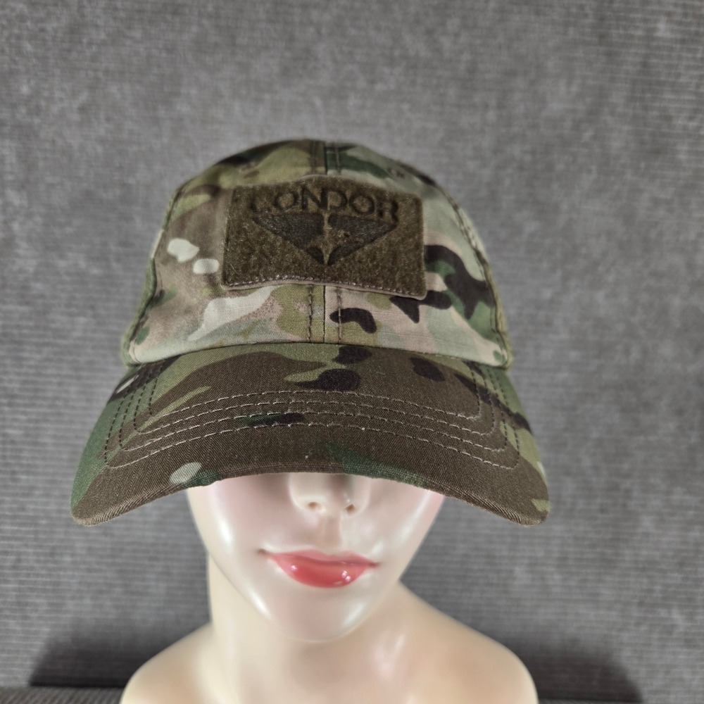 Condor Mens OSFM Green Multicam Tactical Patch Mesh Back Hat TC-008
